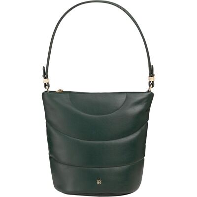 Dudu, Damen, Handtasche, Barbara Schultertasche Leder 24.5 cm, Grün Dudu, Damen, Handtasche, Barbara Schultertasche Leder 24.5 cm, Grün