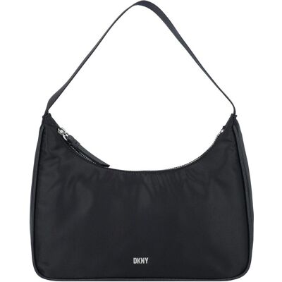 DKNY, Damen, Handtasche, Casey Schultertasche 27 cm, Silber, Schwarz DKNY, Damen, Handtasche, Casey Schultertasche 27 cm, Silber, Schwarz