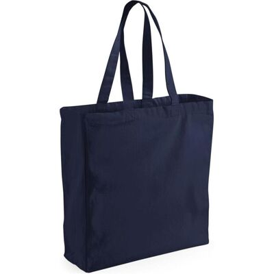 Westford Mill, Unisex, Tasche, Canvas Classic Shopper, Blau, (20 l) Westford Mill, Unisex, Tasche, Canvas Classic Shopper, Blau, (20 l)
