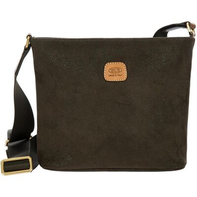 Brics, Damen, Handtasche, Bric's Umhängetasche Life Shoulderbag Marina, Grün Brics, Damen, Handtasche, Bric's Umhängetasche Life Shoulderbag Marina, Grün