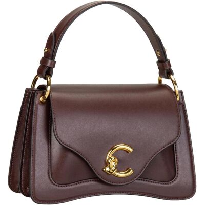 Coccinelle Damen, Handtasche, Umhängetasche C-ME CALF, Rot, Braun, Violett Coccinelle Damen, Handtasche, Umhängetasche C-ME CALF, Rot, Braun, Violett