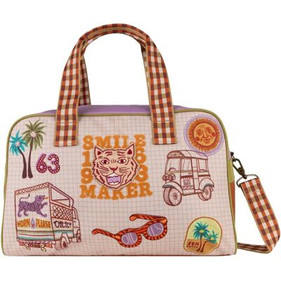 Oilily, Damen, Tasche, Aloha Shopper, Mehrfarbig, Beige Oilily, Damen, Tasche, Aloha Shopper, Mehrfarbig, Beige
