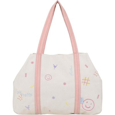 Fritzi aus Preußen, Damen, Tasche, Limited Embro Fun Shopper Tasche 44 cm, Beige, (11 l) Fritzi aus Preußen, Damen, Tasche, Limited Embro Fun Shopper Tasche 44 cm, Beige, (11 l)