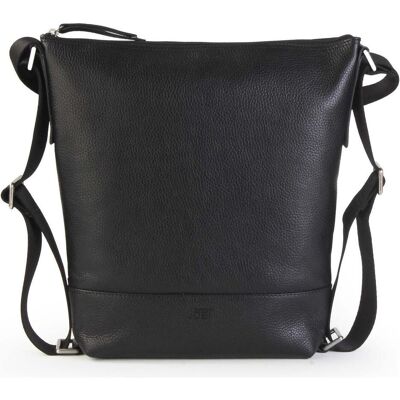 Jost, Damen, Handtasche, Vika Schultertasche Leder 34 cm, Schwarz Jost, Damen, Handtasche, Vika Schultertasche Leder 34 cm, Schwarz