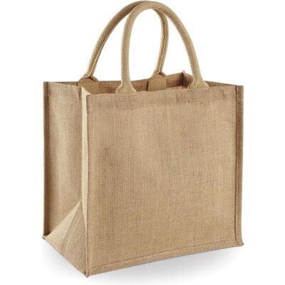 Westford Mill, Unisex, Tasche, Jute Midi Shopper, Mehrfarbig, (14 l) Westford Mill, Unisex, Tasche, Jute Midi Shopper, Mehrfarbig, (14 l)