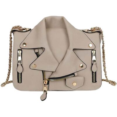 Gallantry, Damen, Handtasche, Damen Umhängetasche Sky Rider Kette, Braun, Beige Gallantry, Damen, Handtasche, Damen Umhängetasche Sky Rider Kette, Braun, Beige