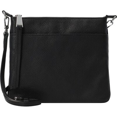 Abro, Damen, Handtasche, Adria Umhängetasche Leder 24 cm, Schwarz Abro, Damen, Handtasche, Adria Umhängetasche Leder 24 cm, Schwarz