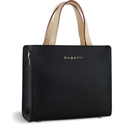 Bugatti Damen, Handtasche, Ella Handtasche 22.5 cm, Schwarz Bugatti Damen, Handtasche, Ella Handtasche 22.5 cm, Schwarz