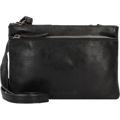 Greenburry, Unisex, Handtasche, Colombiana Umhängetasche Leder 23 cm, Schwarz Greenburry, Unisex, Handtasche, Colombiana Umhängetasche Leder 23 cm, Schwarz