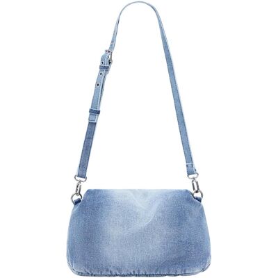 Desigual, Damen, Handtasche, Half Logo Venecia 4.0, Blau, Grau Desigual, Damen, Handtasche, Half Logo Venecia 4.0, Blau, Grau