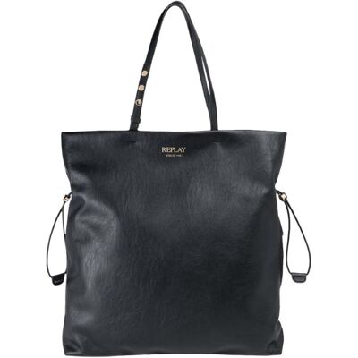 Replay, Damen, Handtasche, Umhängetasche 25 cm, Schwarz Replay, Damen, Handtasche, Umhängetasche 25 cm, Schwarz