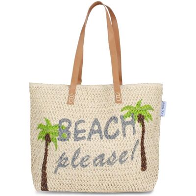 Normani, Unisex, Tasche, Beach Please, Mehrfarbig, (17 l) Normani, Unisex, Tasche, Beach Please, Mehrfarbig, (17 l)
