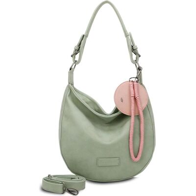 Fritzi aus Preußen, Damen, Handtasche, Fritzi Hobo Schultertasche 33 cm, Grün Fritzi aus Preußen, Damen, Handtasche, Fritzi Hobo Schultertasche 33 cm, Grün