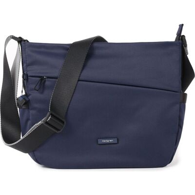 Hedgren, Damen, Handtasche, Nova Milky Way Umhängetasche 32 cm, Schwarz, Blau Hedgren, Damen, Handtasche, Nova Milky Way Umhängetasche 32 cm, Schwarz, Blau