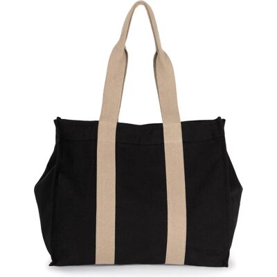 Kimood, Tasche, Tote bag recycelter Blasebalg, Schwarz Kimood, Tasche, Tote bag recycelter Blasebalg, Schwarz