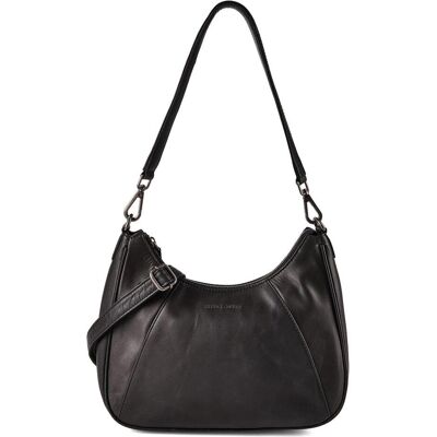 Greenburry, Damen, Handtasche, Fiorentina Schultertasche Leder 30 cm, Schwarz Greenburry, Damen, Handtasche, Fiorentina Schultertasche Leder 30 cm, Schwarz