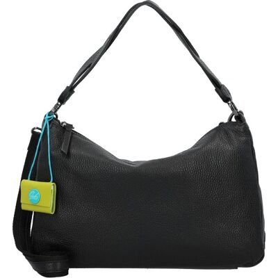 Gabs, Damen, Handtasche, Delos Schultertasche Leder 34 cm, Schwarz Gabs, Damen, Handtasche, Delos Schultertasche Leder 34 cm, Schwarz