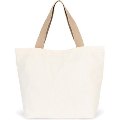 Kimood, Tasche, Tote bag recycelt mit flachem Boden, Beige Kimood, Tasche, Tote bag recycelt mit flachem Boden, Beige
