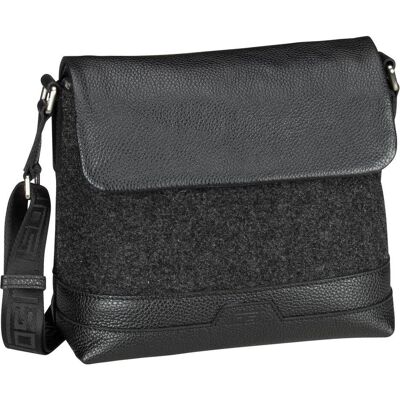 Jost, Damen, Handtasche, Umhängetasche Farum Shoulder Bag Flap, Schwarz Jost, Damen, Handtasche, Umhängetasche Farum Shoulder Bag Flap, Schwarz