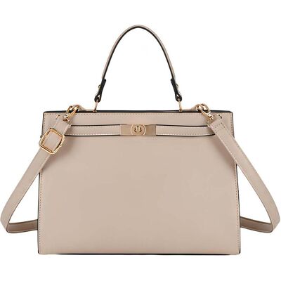 Gallantry, Damen, Tasche, Elegante Camélia Handtasche Damen, Braun, Beige Gallantry, Damen, Tasche, Elegante Camélia Handtasche Damen, Braun, Beige