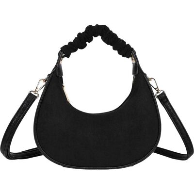 Gallantry, Damen, Tasche, Damen Hobo Handtasche Raffiniert, Schwarz Gallantry, Damen, Tasche, Damen Hobo Handtasche Raffiniert, Schwarz