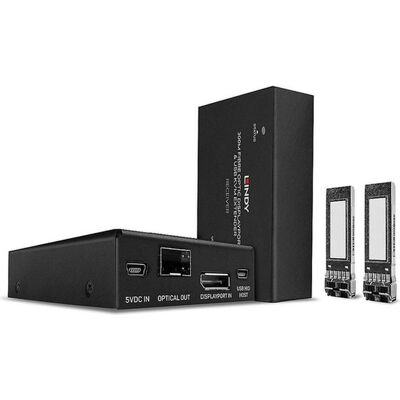 Lindy Fibre Optic Extender, KVM Switch, Schwarz Lindy Fibre Optic Extender, KVM Switch, Schwarz