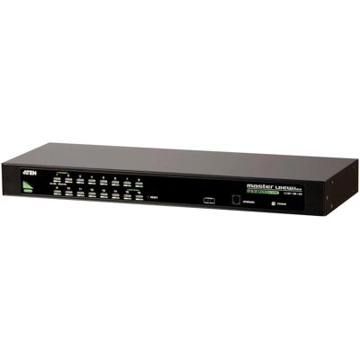 Aten CS1316, 16-Port KVM Switch für USB-PS/2 und VGA-Grafik, KVM Switch, Schwarz Aten CS1316, 16-Port KVM Switch für USB-PS/2 und VGA-Grafik, KVM Switch, Schwarz
