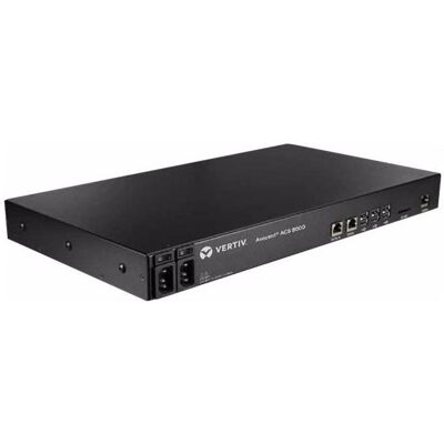 Vertiv 48-Port ACS8000 Console System with single AC Power Supply, KVM Switch, Schwarz Vertiv 48-Port ACS8000 Console System with single AC Power Supply, KVM Switch, Schwarz