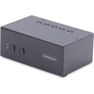 StarTech COM 2-Port KVM Switch Dual Monitor DisplayPort 4K 60Hz 2x USB 3.0 2x USB 2.0 Hotkey/Druckta, KVM Switch, Schwarz StarTech COM 2-Port KVM Switch Dual Monitor DisplayPort 4K 60Hz 2x USB 3.0 2x USB 2.0 Hotkey/Druckta, KVM Switch, Schwarz