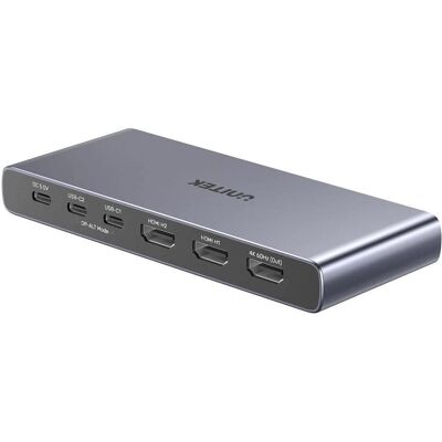 Unitek PRZEŁĄCZNIK 4K HDMI/USB-C 4 IN 1 OUT, KVM Switch Unitek PRZEŁĄCZNIK 4K HDMI/USB-C 4 IN 1 OUT, KVM Switch