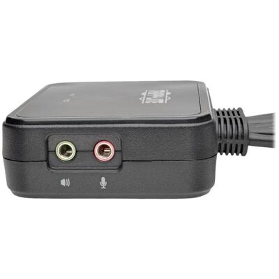 Eaton - Commutateur KVM USB/HD a 2 ports avec partage audio/video, cables et peripheriques USB, KVM Switch Eaton - Commutateur KVM USB/HD a 2 ports avec partage audio/video, cables et peripheriques USB, KVM Switch