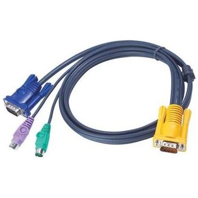 Aten KVM-Kabel, 3 m, schwarz (2L5202P), KVM-Switch Kabel Aten KVM-Kabel, 3 m, schwarz (2L5202P), KVM-Switch Kabel