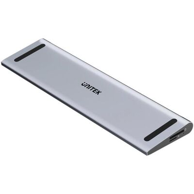 Unitek Stacja Dokująca Kvm 2x HDMI 1x DP 4k Usbc Mst HDMI 2.0 Z Podstawką, KVM Switch, Grau Unitek Stacja Dokująca Kvm 2x HDMI 1x DP 4k Usbc Mst HDMI 2.0 Z Podstawką, KVM Switch, Grau