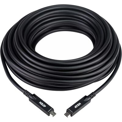 Aten USB-C Ultra HD Active Optical Cable (15m), KVM-Switch Kabel Aten USB-C Ultra HD Active Optical Cable (15m), KVM-Switch Kabel