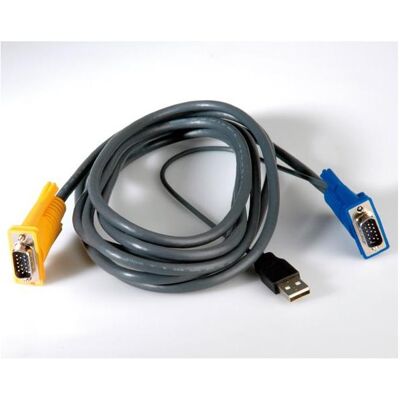 Value KVM-Kabel (USB) für 14.99.3222/.3223 3,0m, KVM-Switch Kabel Value KVM-Kabel (USB) für 14.99.3222/.3223 3,0m, KVM-Switch Kabel