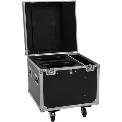 Roadinger Flightcase PRO 2x IP TMH-W285 mit Rollen schwarz 100kg Traglast, Audio Racks + Cases, Schwarz Roadinger Flightcase PRO 2x IP TMH-W285 mit Rollen schwarz 100kg Traglast, Audio Racks + Cases, Schwarz