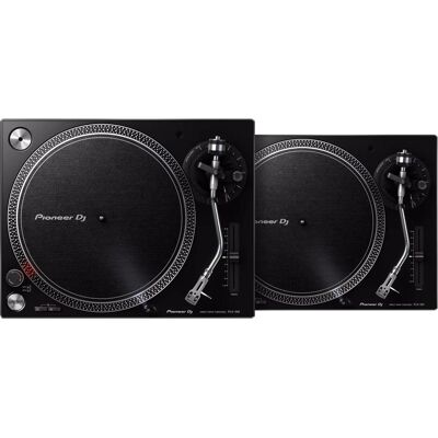 Pioneer PLX-500 Duo Pack, DJ Wiedergabegerät, Schwarz Pioneer PLX-500 Duo Pack, DJ Wiedergabegerät, Schwarz
