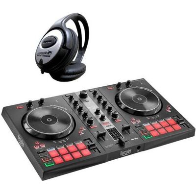 Hercules DJ Control Inpulse 300 MK2 mit Kopfhörer, DJ Controller Hercules DJ Control Inpulse 300 MK2 mit Kopfhörer, DJ Controller