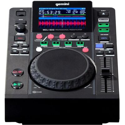 Gemini MDJ-500 - Kompakter Medienplayer mit 4,3" Farbdisplay & DJ-Funktionen Gemini MDJ-500 - Kompakter Medienplayer mit 4,3" Farbdisplay & DJ-Funktionen