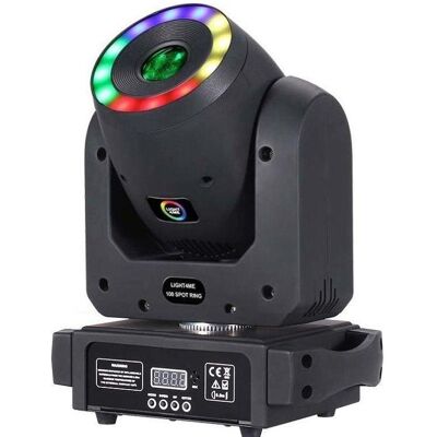 No Name LIGHT4ME 100 SPOT RING LED Moving Head Illuminate (150 W, LED), Scheinwerfer, Schwarz No Name LIGHT4ME 100 SPOT RING LED Moving Head Illuminate (150 W, LED), Scheinwerfer, Schwarz