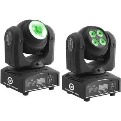 No Name LIGHT4ME TWIN BEAM 210 WASH mini moving head L (LED), Scheinwerfer No Name LIGHT4ME TWIN BEAM 210 WASH mini moving head L (LED), Scheinwerfer
