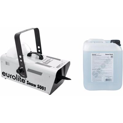 EuroLite Set Snow 5001 Schneemaschine + Schneefluid 5l (Schneemaschine), Hazer EuroLite Set Snow 5001 Schneemaschine + Schneefluid 5l (Schneemaschine), Hazer