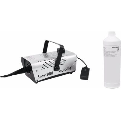 EuroLite Set Snow 3001 Schneemaschine + Schneefluid 1l (Schneemaschine), Hazer EuroLite Set Snow 3001 Schneemaschine + Schneefluid 1l (Schneemaschine), Hazer