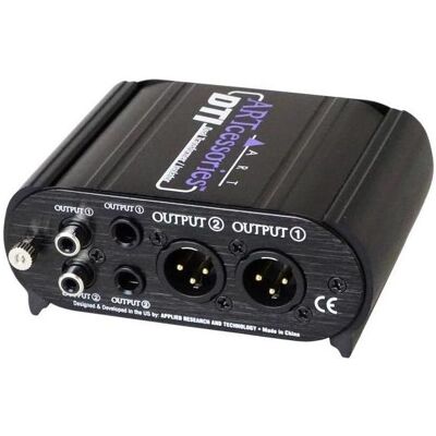Audio ART DTI passive DI-Box mit Kabel, Audio Interface, Schwarz Audio ART DTI passive DI-Box mit Kabel, Audio Interface, Schwarz