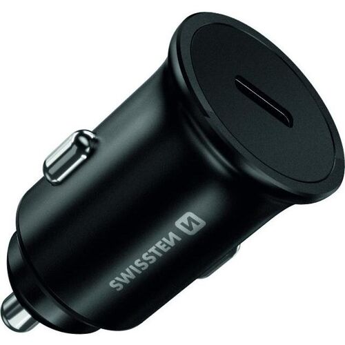 Swissten USB Autoladegerät PD3.0 45W, Auto Adapter, Schwarz
