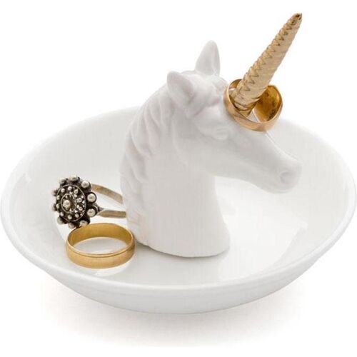 Balvi, Uhrenbox + Schmuckaufbewahrung, Unicorn, Weiss