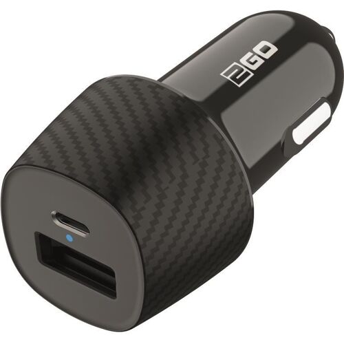 2GO Autoladegerät USB, Auto Adapter, Schwarz