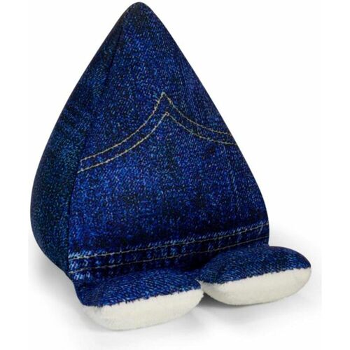Bookchair Plusheez Handykissen - Jeans - Aufsteller für Handys, Mini-Tablets und E-Reader, Weiteres Smartphone Zubehör, Blau