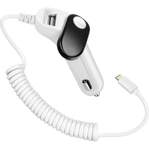 Avizar Autoladegerät mit Lightning Kabel, Auto Adapter, Weiss