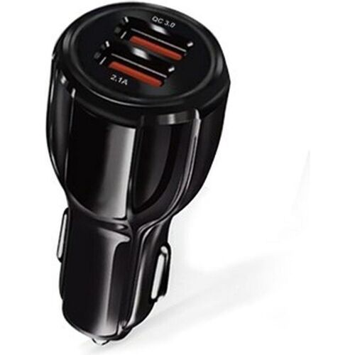 Vakoss TP-3273UK USB-Autoladegerät QC3.0, Auto Adapter, Schwarz